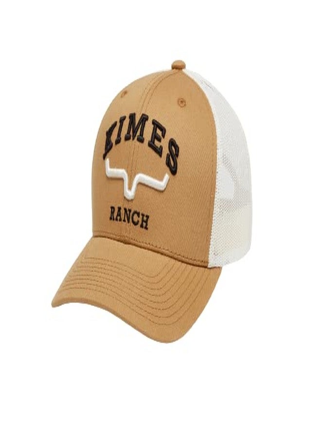 Kimes Ranch Adjustable Snapback Hat Since 2009 Trucker/Work were Brown - Image 4